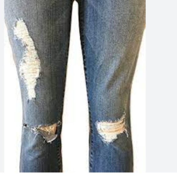 PAIGE Size 29 Verdugo Crop Wensley Destructed Medium Wash - Picture 16 of 16